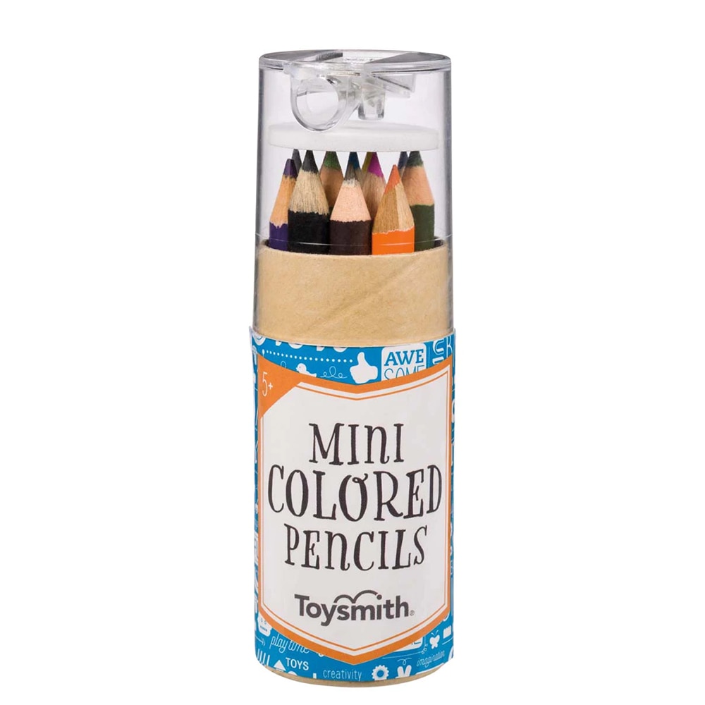 Toysmith, Colored Pencils, Art & School, 556572, Mini Colored Pencil Set